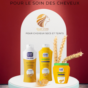 Coffret au germe de blé pour cheveux secs et teints | رةتين جنين للهيشان و التصفيف من ملانو