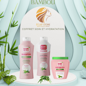 Coffret de soins capillaires en bambou | مجموعة روتين البامبو من ميلانو